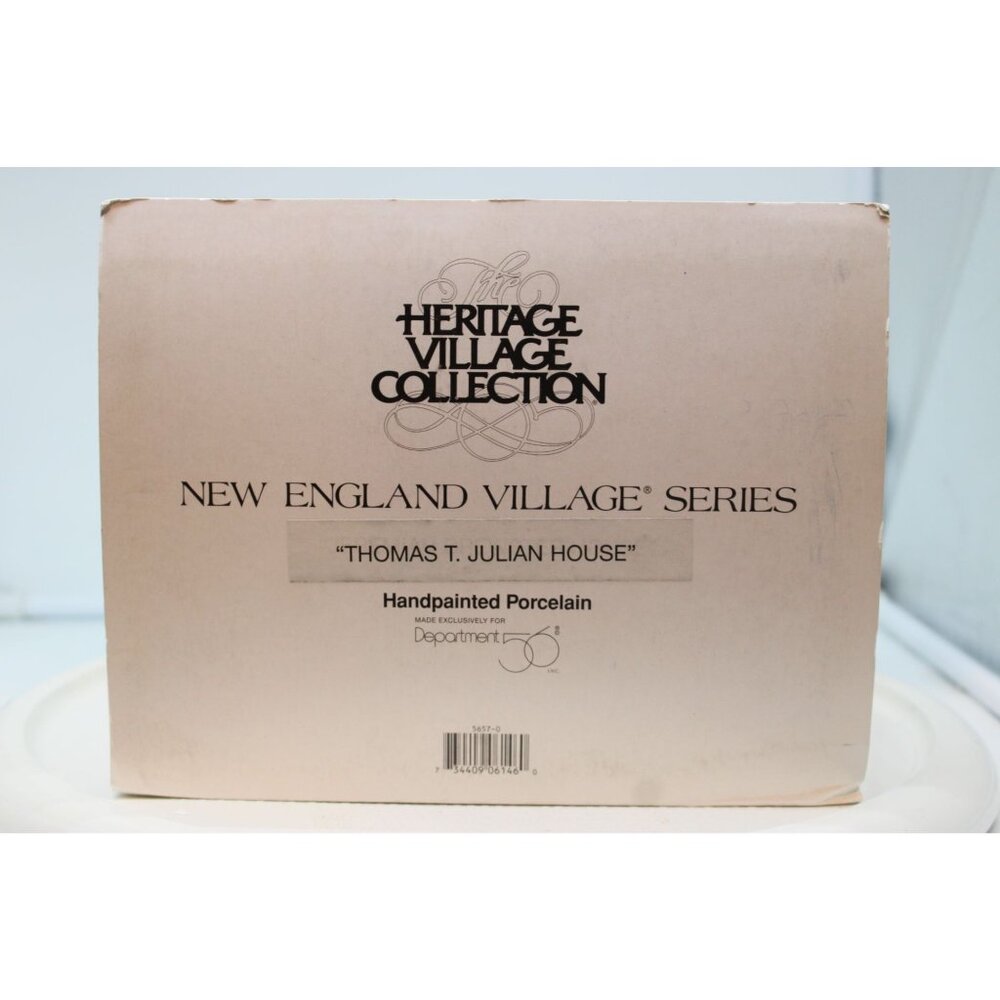 Dept 56 New England Village - Thomas T. Julian House